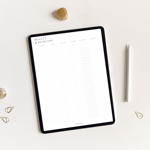 Beauty & Skincare Tracker