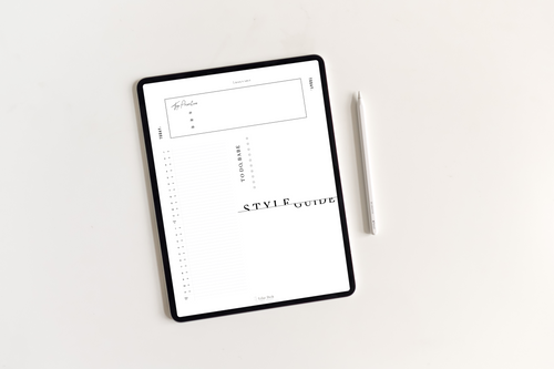 Style Guide Daily Template