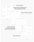 Undated Minimal Plans | Grey Digital Planner