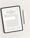 It’s Business | Green Undated Business Planner