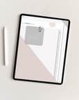Undated Minimal Plans | Pink Digital Planner