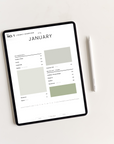 It’s Business | Green Undated Business Planner