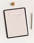 Digital Closet ( Planner / Template Page ) | Soft Pink