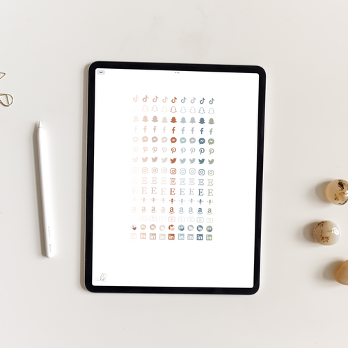 Social Icons Stickers Vol. 1
