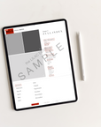 Sample It’s Business | Grey Undated Business Planner