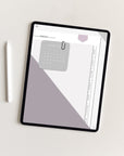 Undated Minimal Plans | Purple Edition Digital Planner