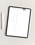 Undated Minimal Plans | Blue The Light Edition Digital Planner