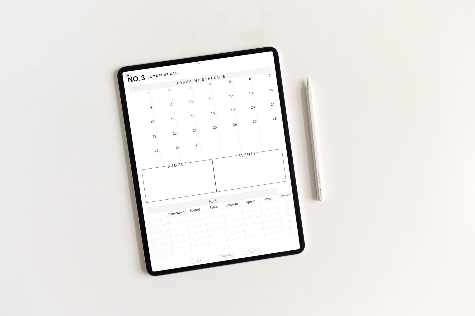 It’s Business | Blue Undated Business Planner