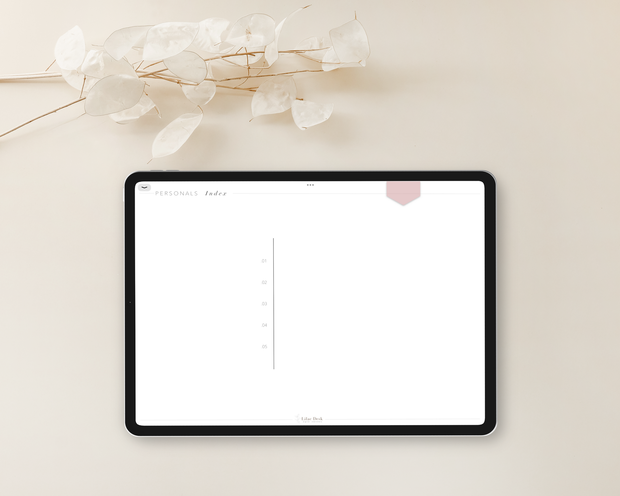 Full Undated Minimal Plans | Soft Pinks Vol. 2 ( Monday Start )