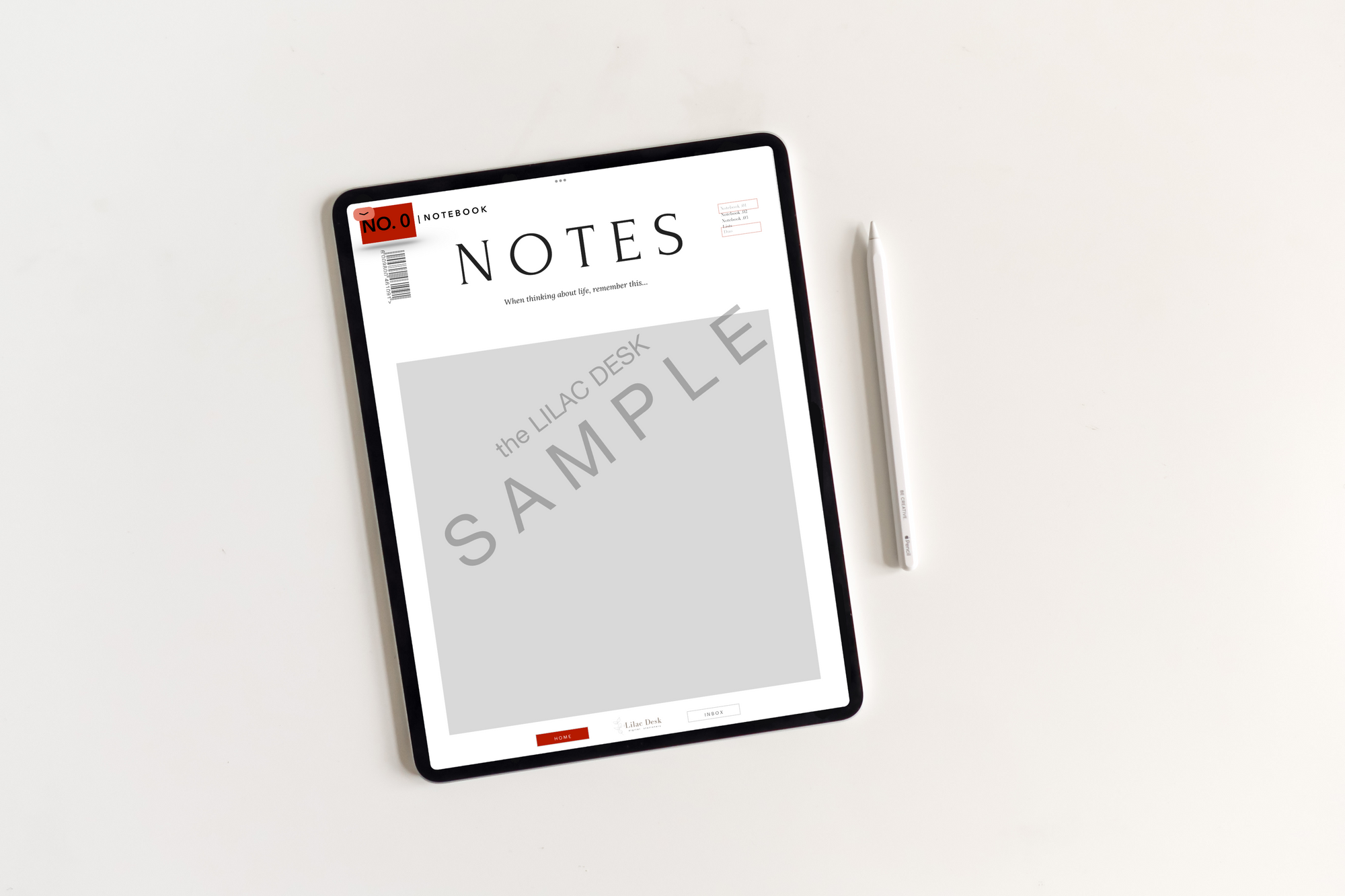 Sample It’s Business | Grey Undated Business Planner