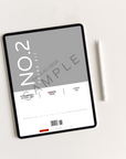 Sample It’s Business | Grey Undated Business Planner