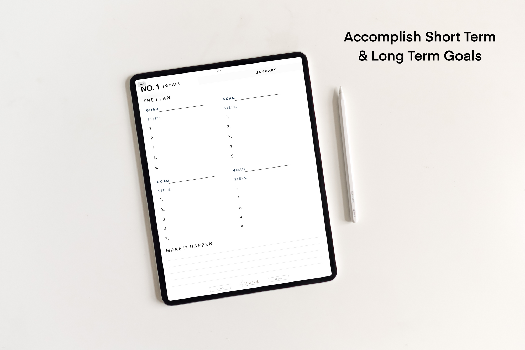 It’s Business | Blue Undated Business Planner