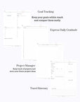 Undated Minimal Plans | Purple Edition Digital Planner