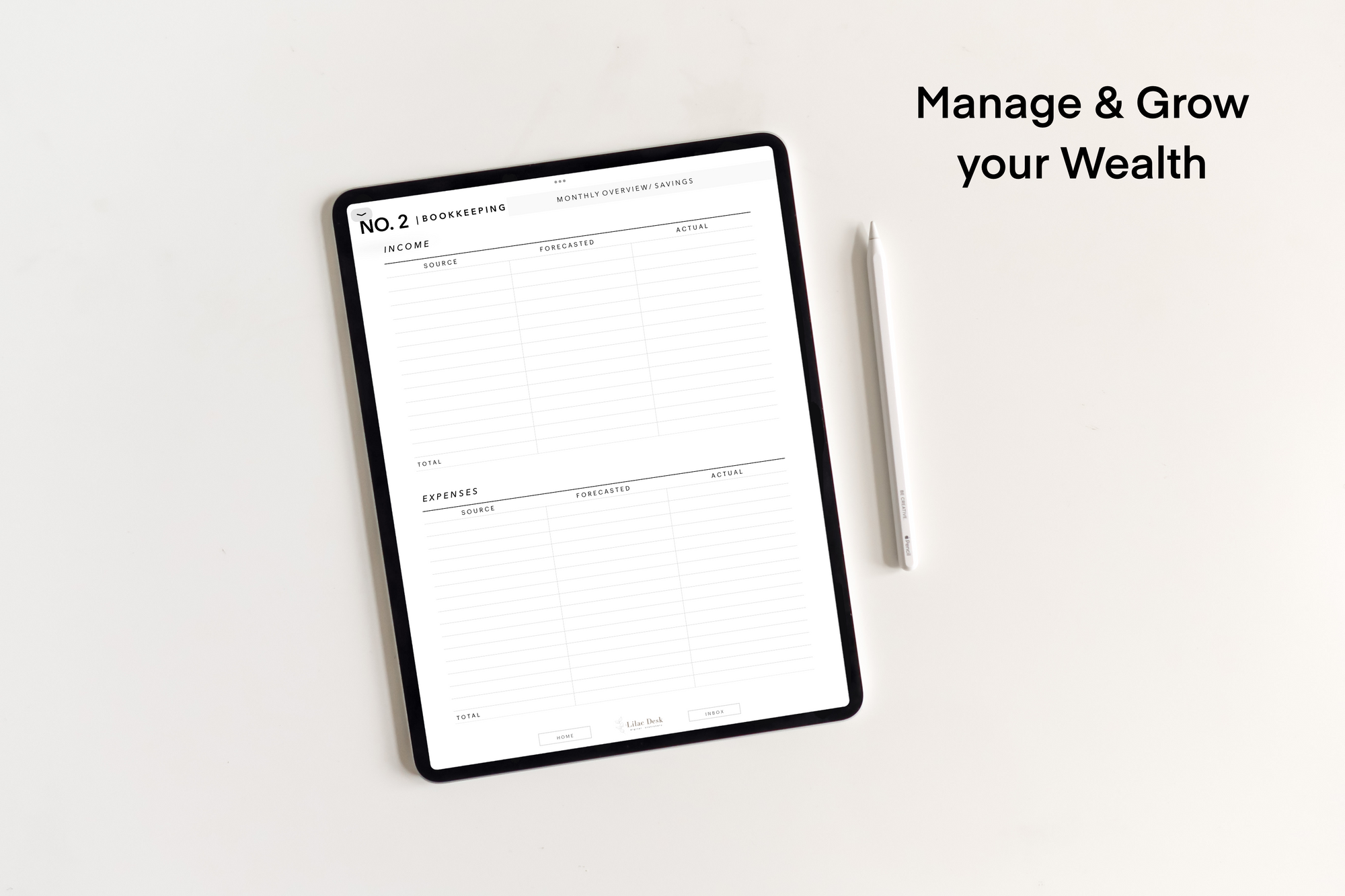 It’s Business | Grey Undated Business Planner
