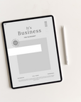 It’s Business | Grey Undated Business Planner
