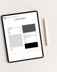 It’s Business | Grey Undated Business Planner