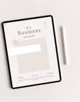It’s Business | Nude Undated Business Planner