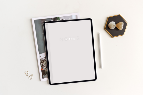 Grey Notes Notebook
