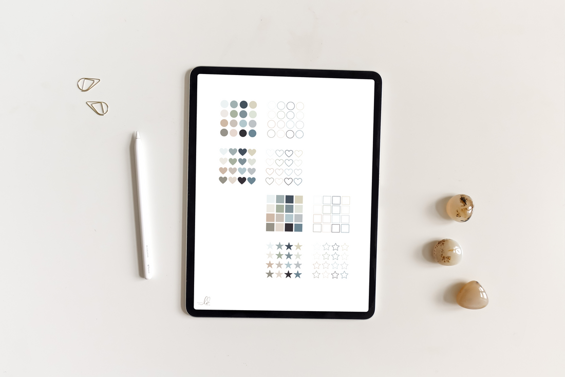 Earth Tones Stickers vol. 1