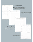 Undated Minimal Plans | Blue Digital Planner