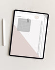 Undated Minimal Plans | Pink The Light Edition Digital Planner